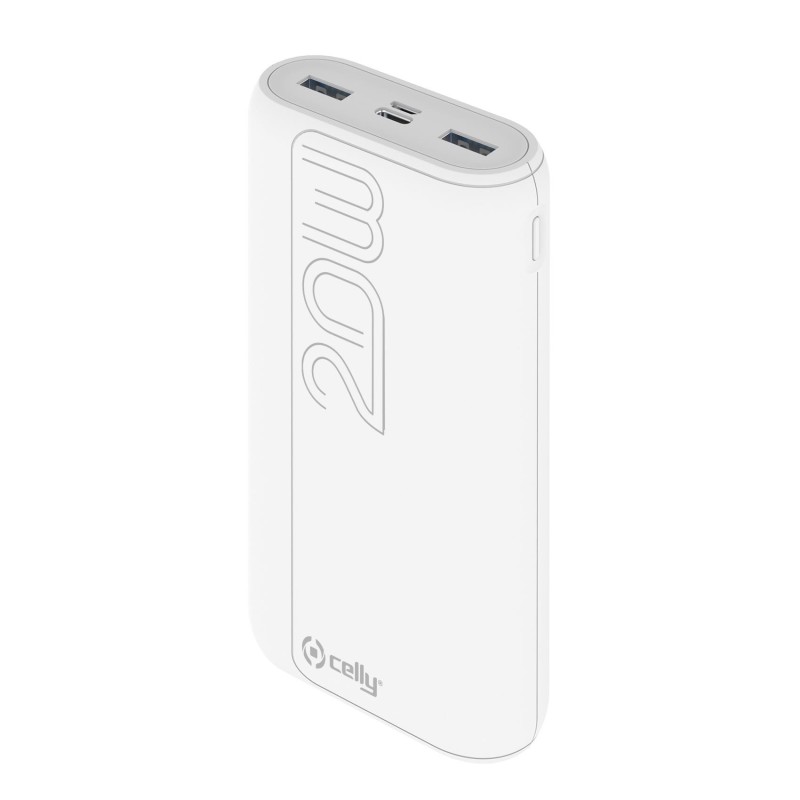 Celly PBPD20000EVOWH batteria portatile 20000 mAh Bianco