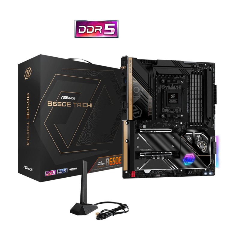 Asrock B650E Taichi AMD B650 Presa di corrente AM5 ATX esteso