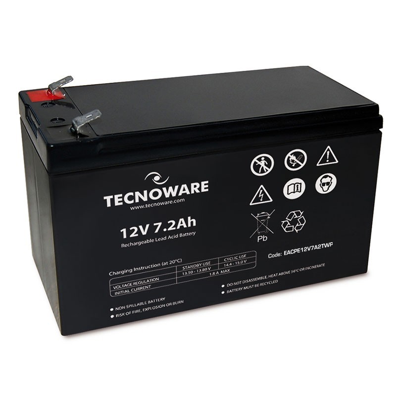 Tecnoware EACPE12V7A2TWP batteria UPS Polimero 12 V 7,2 Ah
