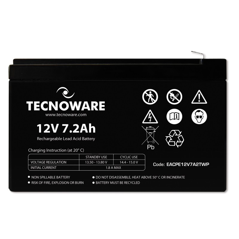 Tecnoware EACPE12V7A2TWP batteria UPS Polimero 12 V 7,2 Ah