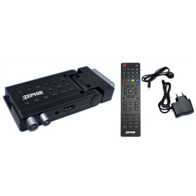 Zephir SCEBT2 set-top box TV Terrestre Full HD Nero
