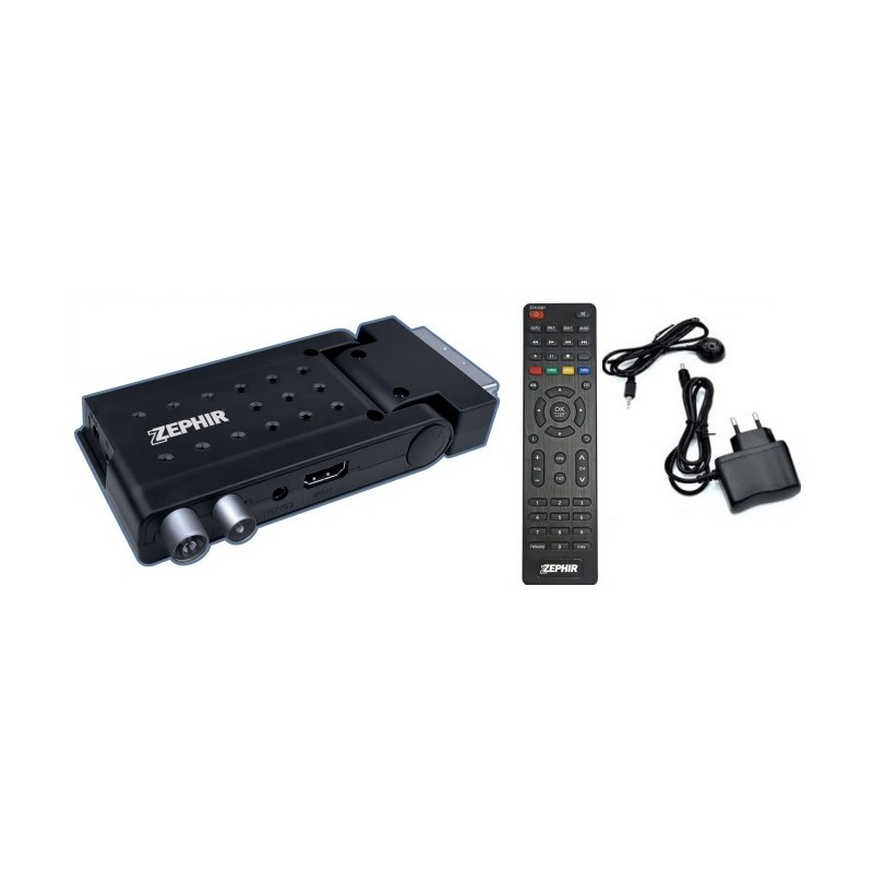 Zephir SCEBT2 set-top box TV Terrestre Full HD Nero