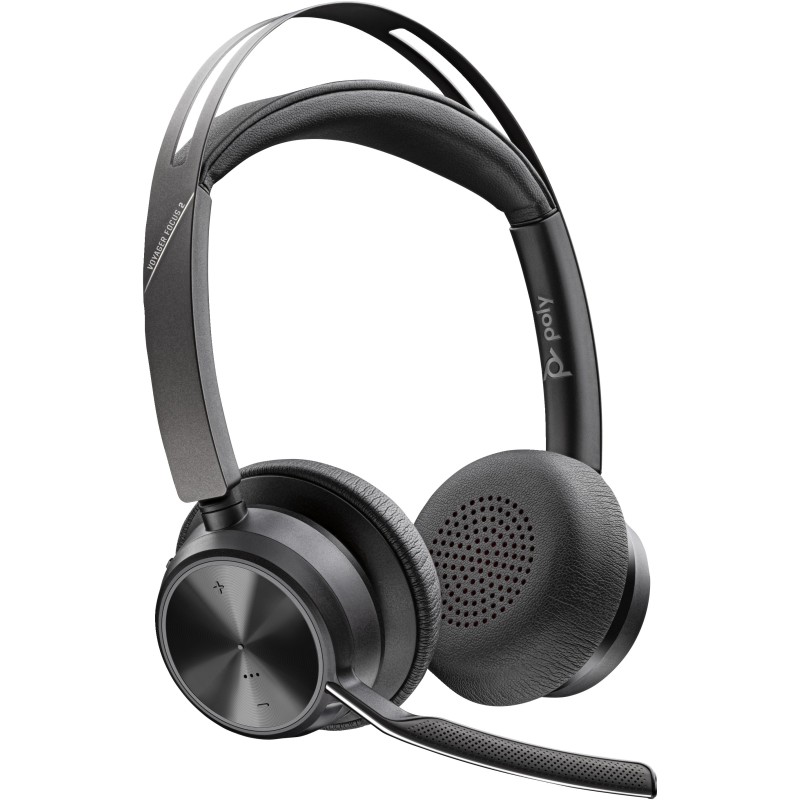 POLY Headset Voyager Focus 2 USB-C certificato per Microsoft Teams