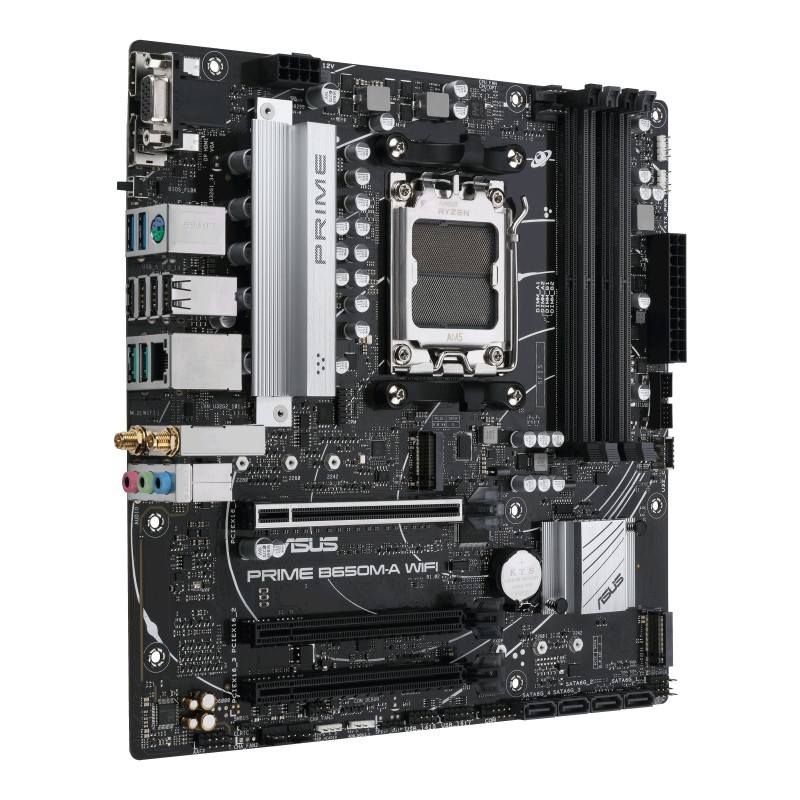 ASUS PRIME B650M-A WIFI AMD B650 Presa di corrente AM5 micro ATX