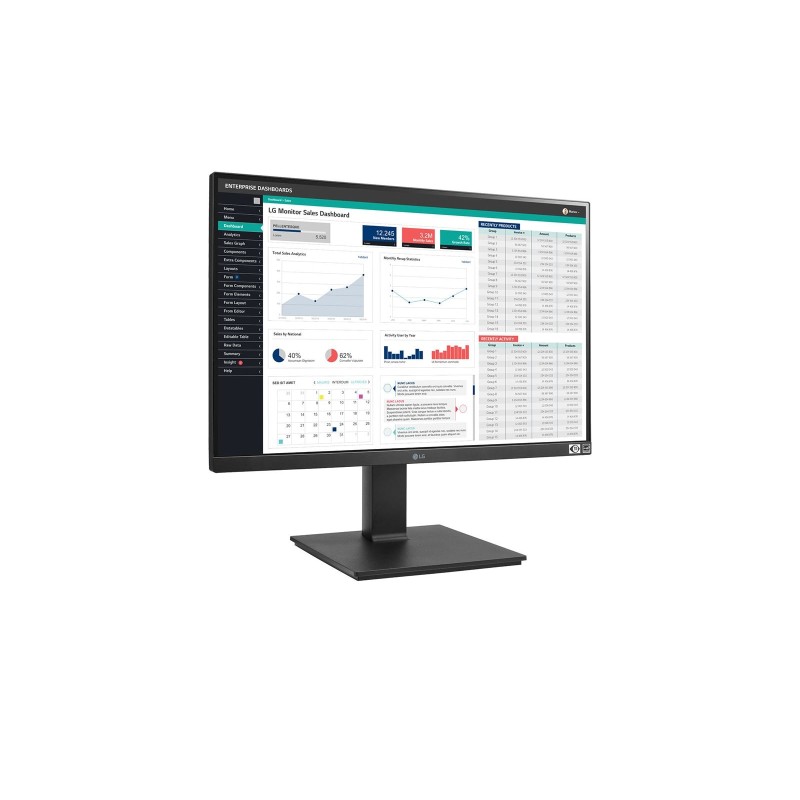 LG 24BQ55WY-B.AEU Monitor PC 61 cm (24") 1920 x 1200 Pixel Full HD LED Nero