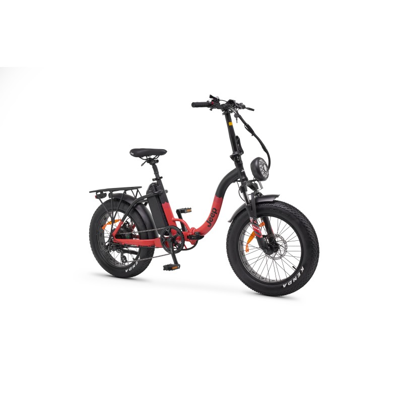 Jeep E-BIKES Phoenix Nero, Rosso Alluminio Taglia unica 50,8 cm (20") 25 kg