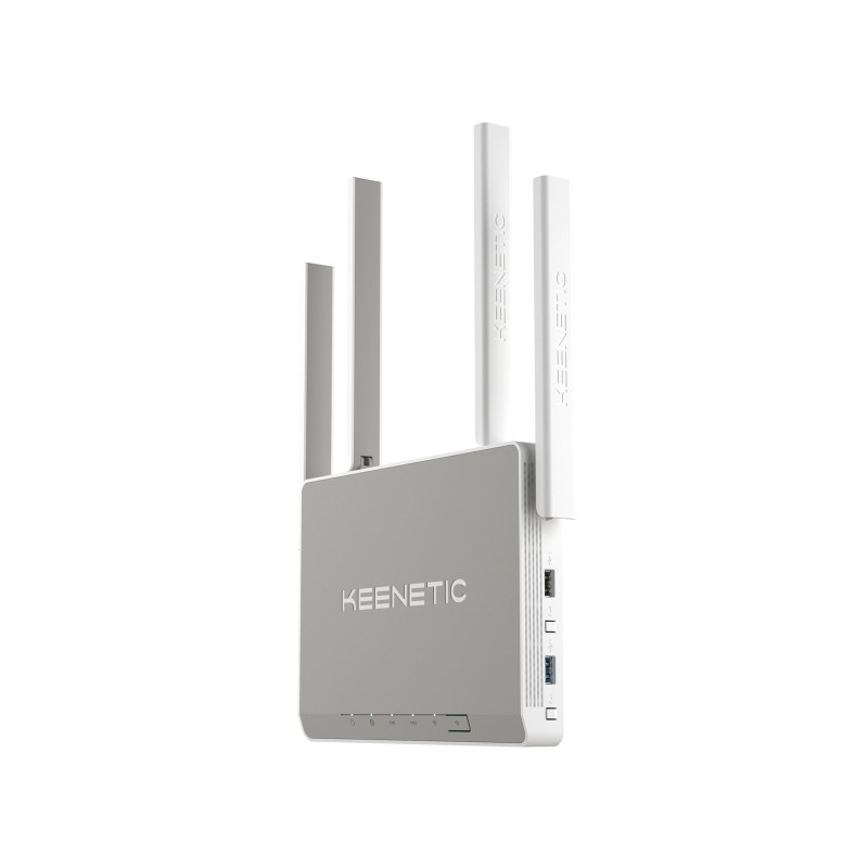 Keenetic KN-1011 router wireless Gigabit Ethernet Dual-band (2.4 GHz 5 GHz) Grigio, Bianco