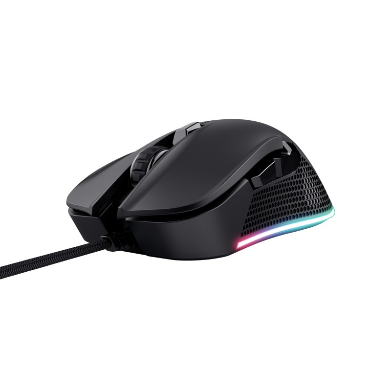 Trust GXT 922 YBAR mouse Mano destra USB tipo A Ottico 7200 DPI