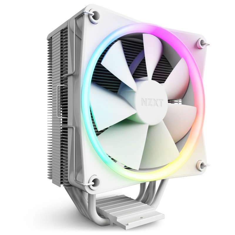 NZXT T120 RGB Processore Raffreddatore d'aria 12 cm Bianco 1 pz