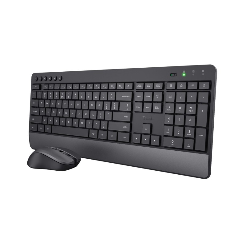 Trust Trezo tastiera Mouse incluso RF Wireless QWERTY Italiano Nero