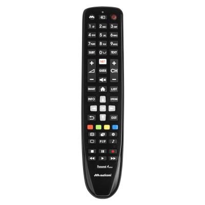 Meliconi Gumbody Personal 4 plus telecomando IR Wireless TV Pulsanti