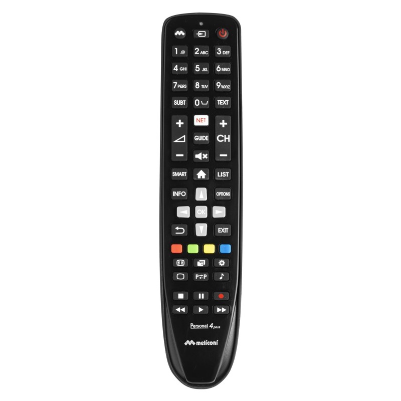 Meliconi Gumbody Personal 4 plus telecomando IR Wireless TV Pulsanti