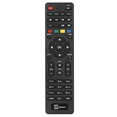 TELE System 58035002 telecomando IR Wireless Sintonizzatore TV Pulsanti