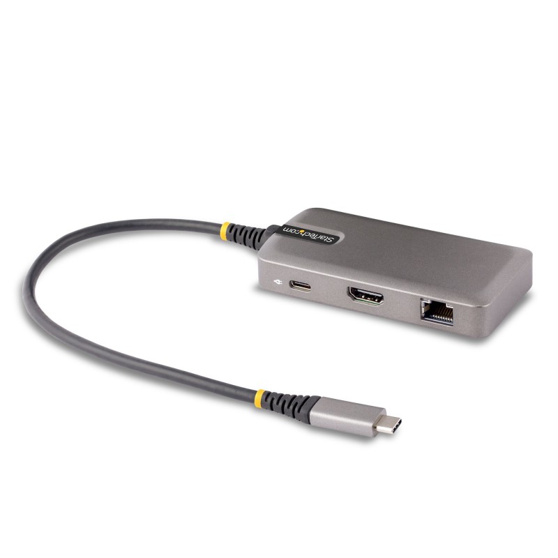 StarTech.com Adattatore Multiporta USB-C - Docking Station USB Type C HDMI 4K 60Hz - Hub a 2 Porte USB 3.0 5 Gbps - PD 100W