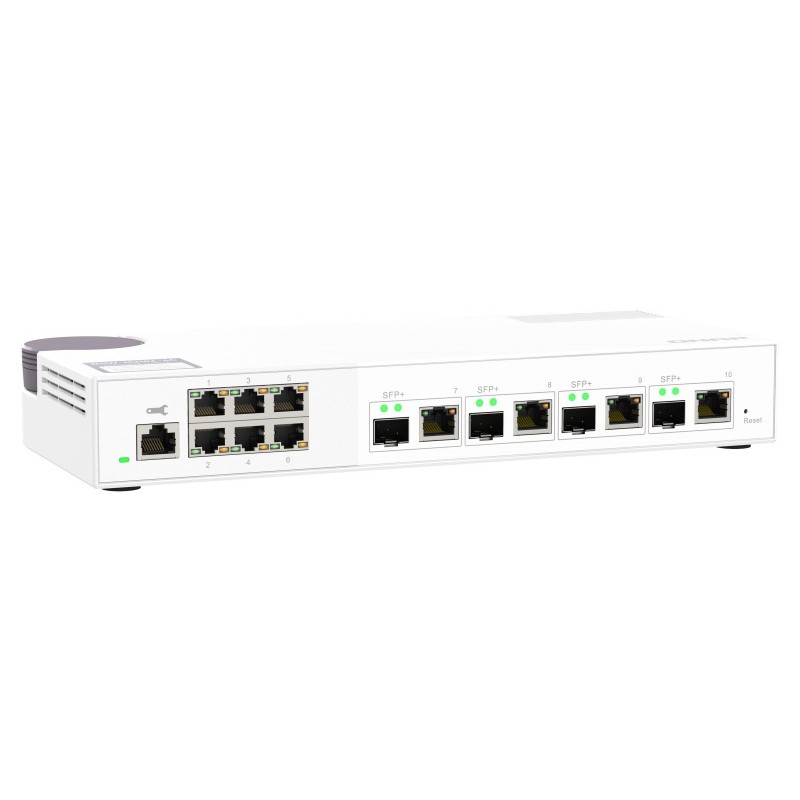 QNAP QSW-M2106-4C switch di rete Gestito L2 2.5G Ethernet (100 1000 2500) Bianco