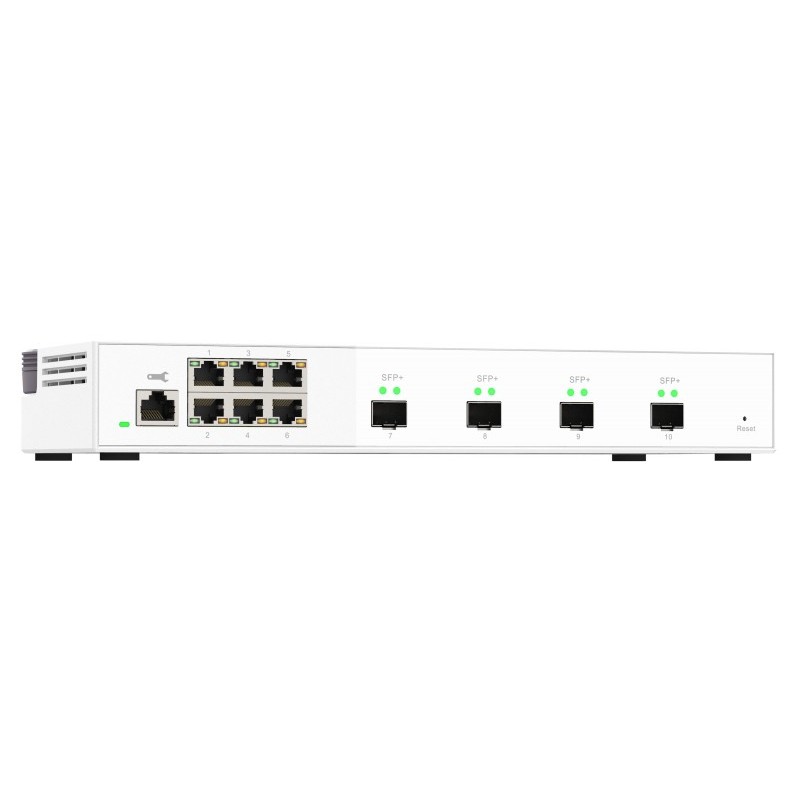 QNAP QSW-M2106-4S switch di rete Gestito L2 2.5G Ethernet (100 1000 2500) Bianco