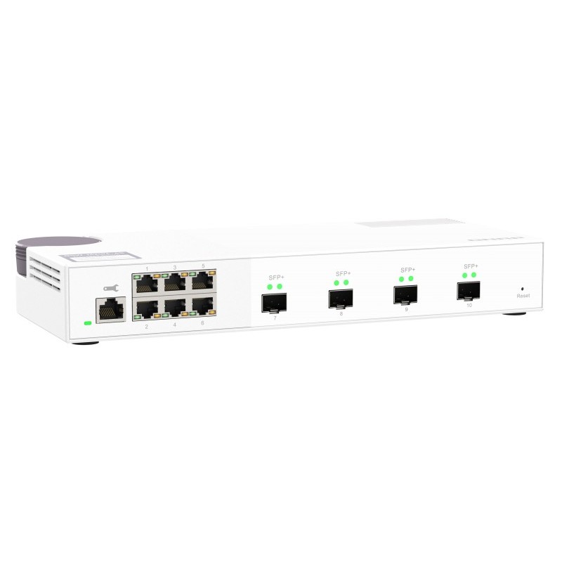 QNAP QSW-M2106-4S switch di rete Gestito L2 2.5G Ethernet (100 1000 2500) Bianco