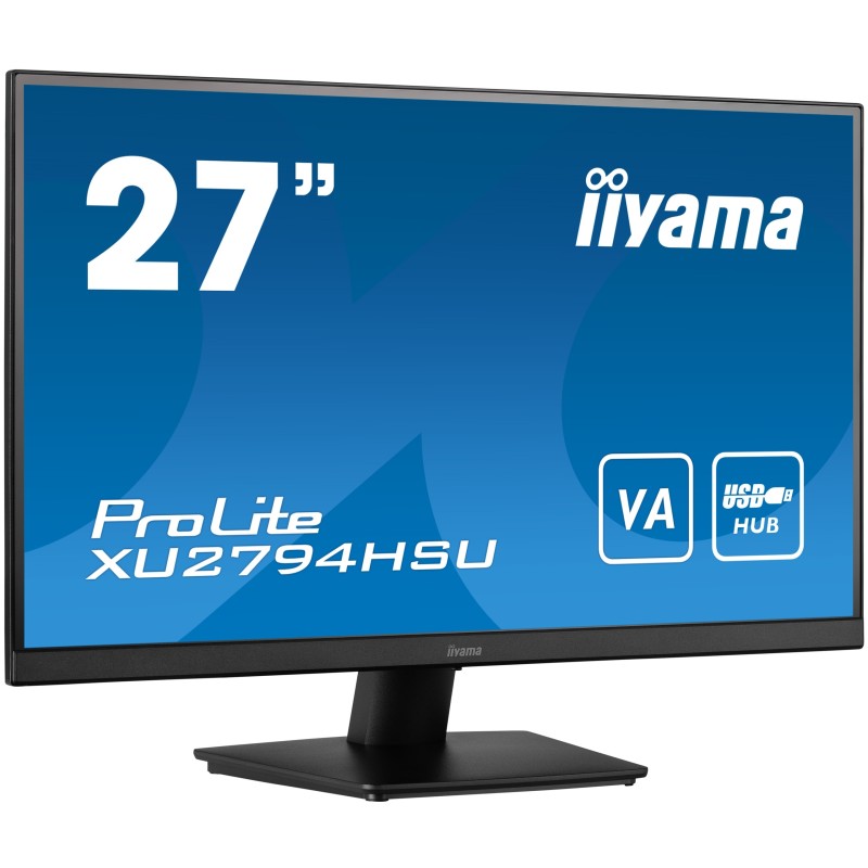 iiyama ProLite XU2794HSU-B1 Monitor PC 68,6 cm (27") 1920 x 1080 Pixel Full HD LCD Nero