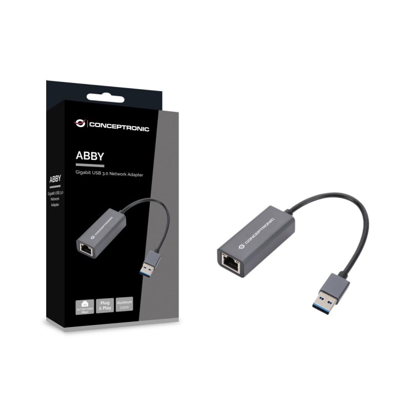 Conceptronic ABBY08G scheda di rete e adattatore Ethernet 1000 Mbit s