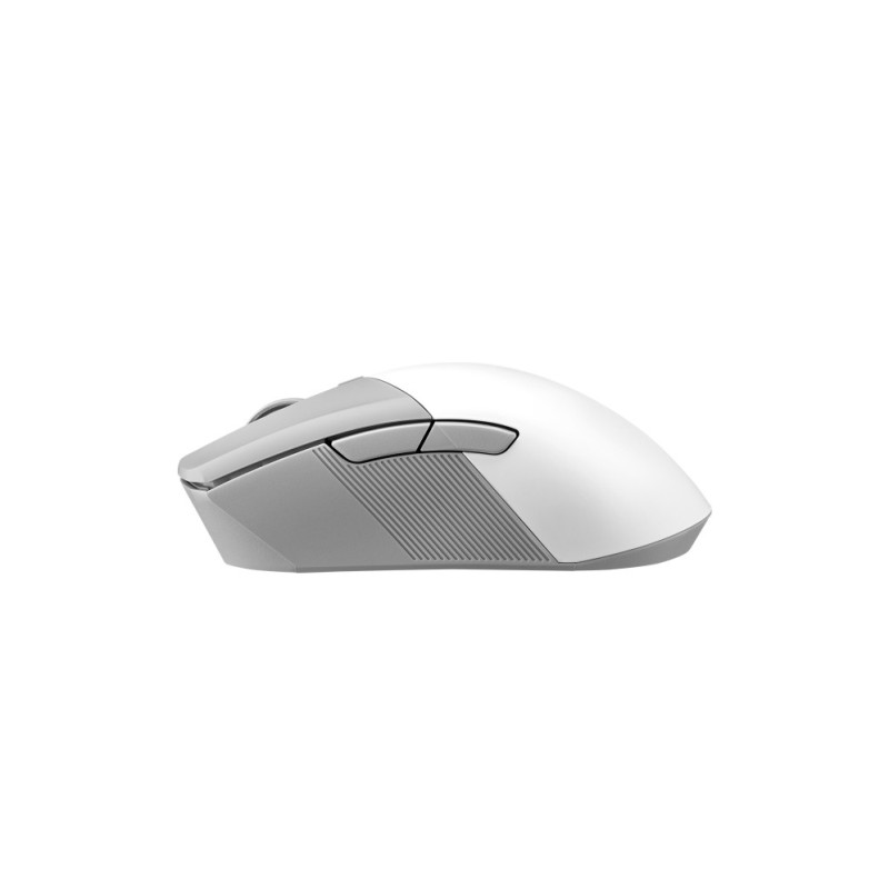 ASUS ROG Gladius III Wireless Aimpoint White mouse Mano destra RF Wireless + Bluetooth + USB Type-A Ottico 36000 DPI