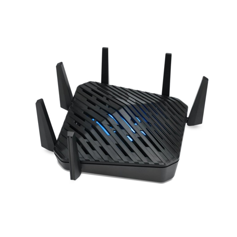 Acer Predator Connect W6 Wi Fi 6E router wireless Gigabit Ethernet Tri-band (2,4 GHz 5 GHz 6 GHz) Nero