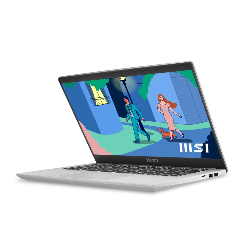 MSI Modern 14 C12M-209IT Intel® Core™ i5 i5-1235U Computer portatile 35,6 cm (14") Full HD 8 GB DDR4-SDRAM 512 GB SSD Wi-Fi 6