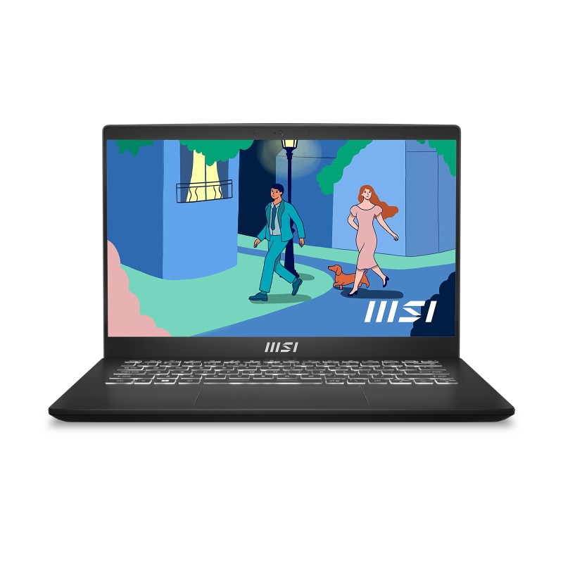 MSI Modern 14 C12M-210IT Intel® Core™ i3 i3-1215U Computer portatile 35,6 cm (14") Full HD 8 GB DDR4-SDRAM 512 GB SSD Wi-Fi 6