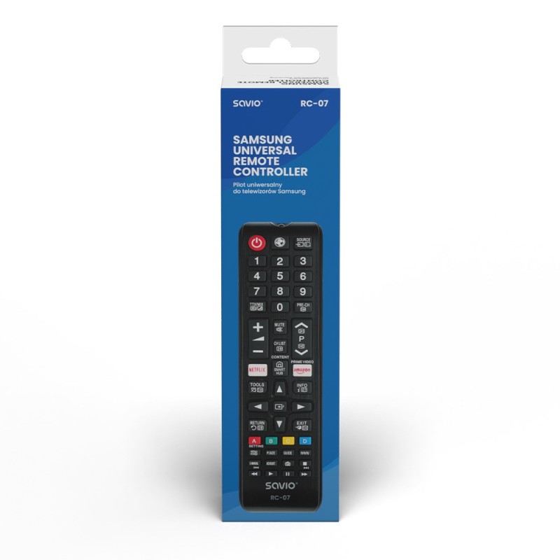 Savio RC-07 do TV Samsung telecomando IR Wireless TV, Sintonizzatore TV Pulsanti