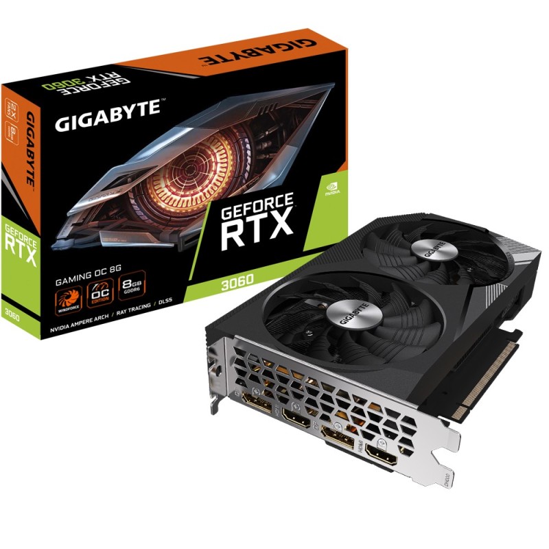 Gigabyte GAMING GeForce RTX 3060 OC NVIDIA 8 GB GDDR6