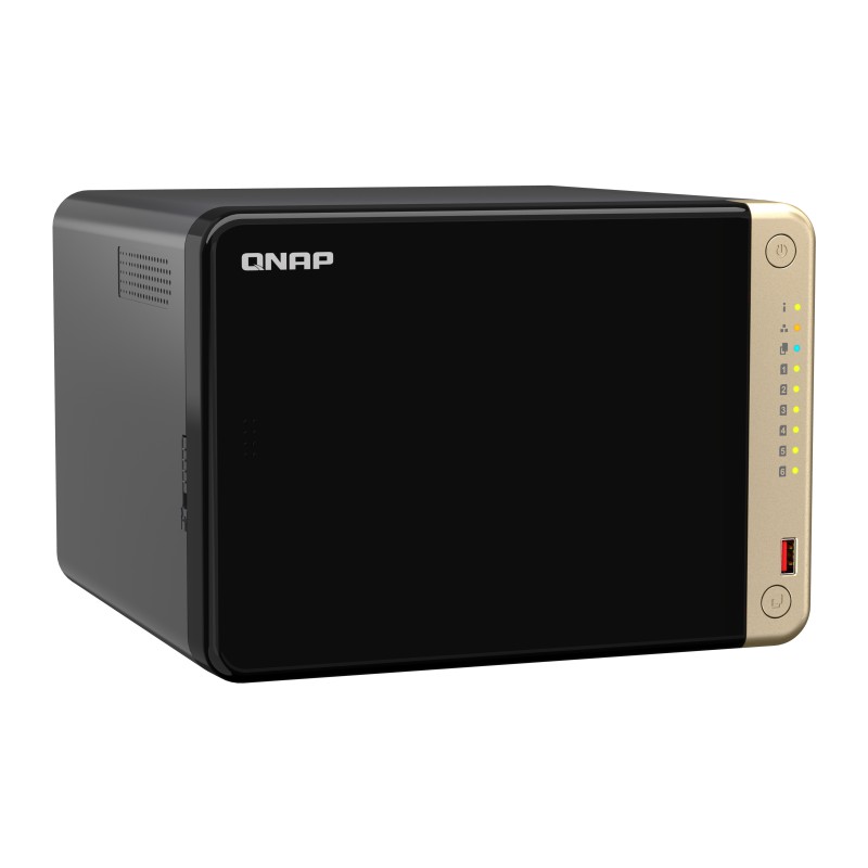 QNAP TS-664 NAS Tower Collegamento ethernet LAN Nero N5095