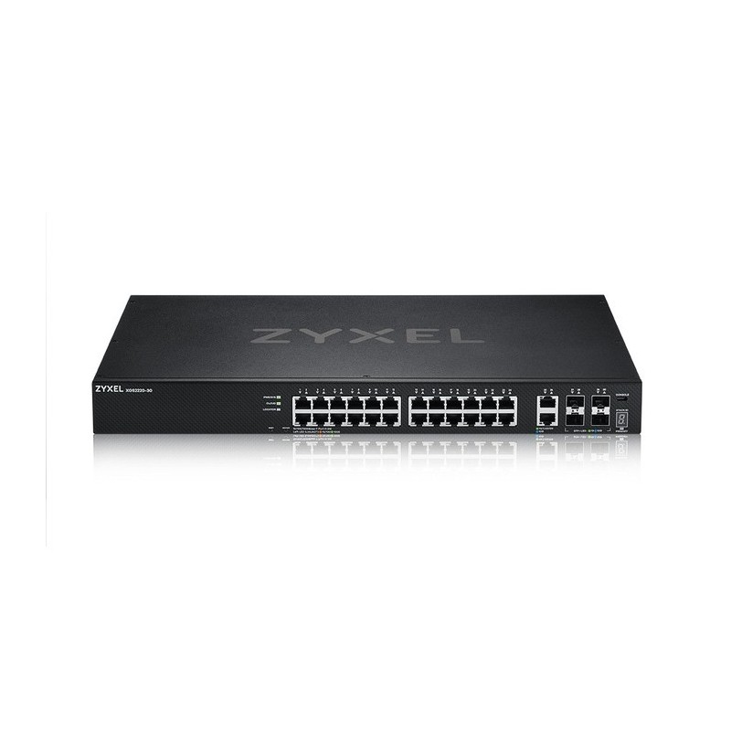 Zyxel XGS2220-30 Gestito L3 Gigabit Ethernet (10 100 1000) Nero