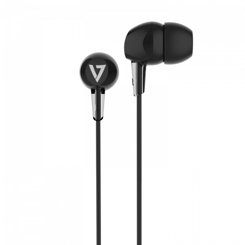 V7 HA200 cuffia e auricolare Cuffie Cablato In-ear MUSICA Nero