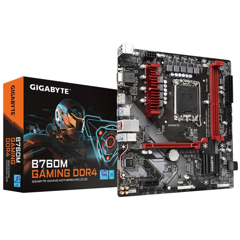 Gigabyte B760M GAMING DDR4 scheda madre Intel B760 Express LGA 1700 micro ATX