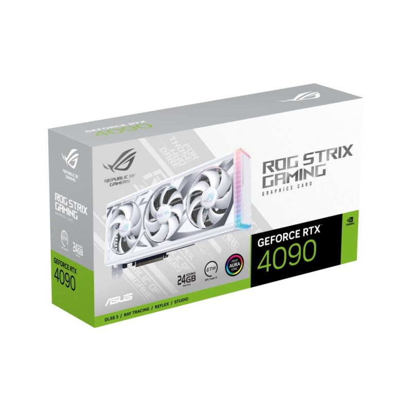 ASUS ROG -STRIX-RTX4090-24G-WHITE NVIDIA GeForce RTX 4090 24 GB GDDR6X