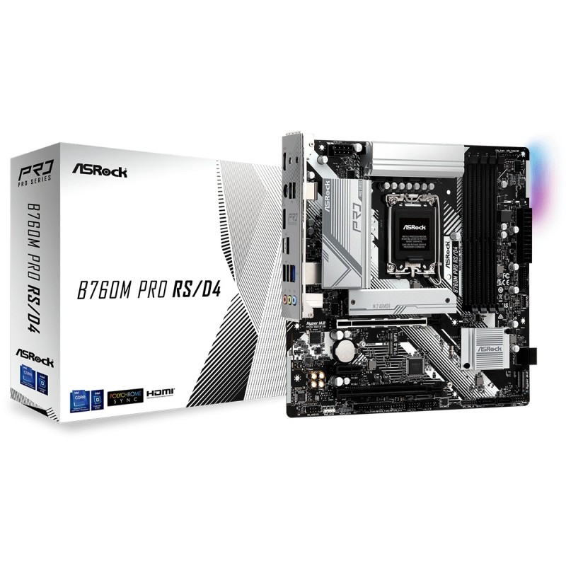 Asrock B760M PRO RS D4 Intel B760 LGA 1700 micro ATX