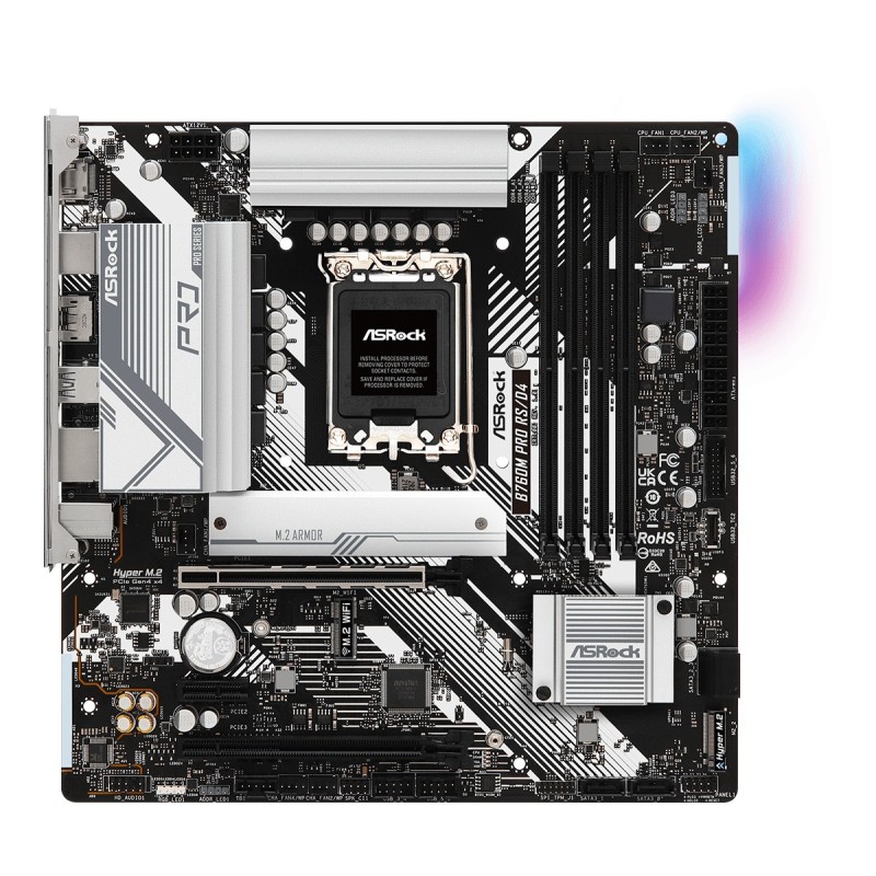 Asrock B760M PRO RS D4 Intel B760 LGA 1700 micro ATX