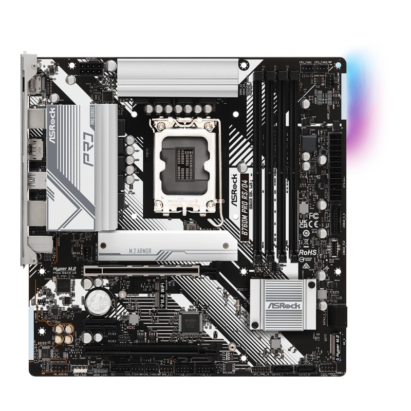 Asrock B760M PRO RS D4 Intel B760 LGA 1700 micro ATX