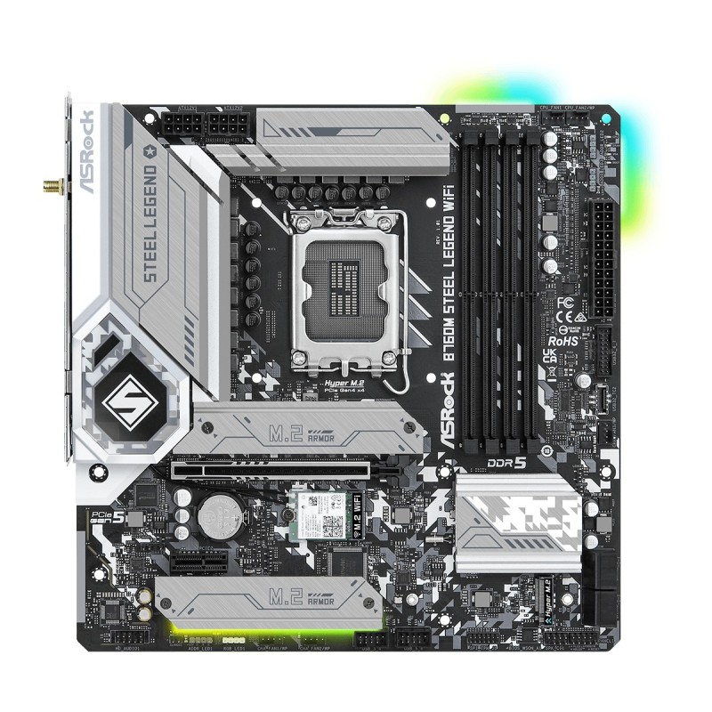 Asrock B760M Steel Legend WiFi Intel B760 LGA 1700 micro ATX