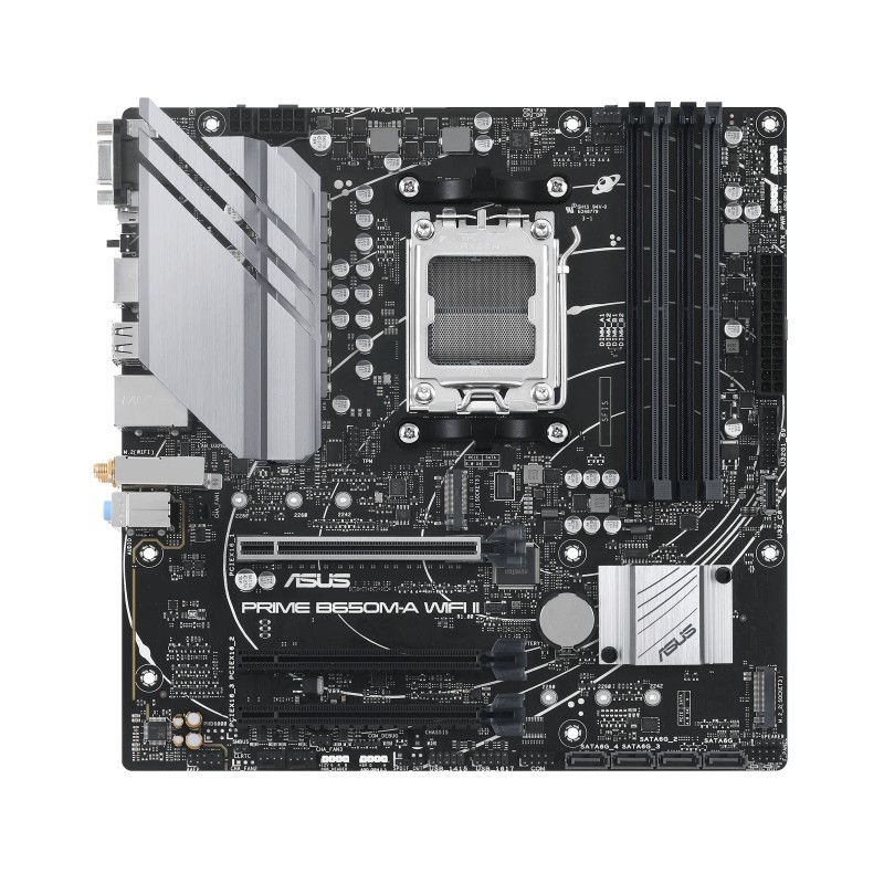 ASUS PRIME B650M-A WIFI II AMD B650 Presa di corrente AM5 micro ATX