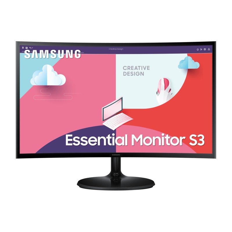 Samsung Essential Monitor S3 S36C LED display 68,6 cm (27") 1920 x 1080 Pixel Full HD Nero