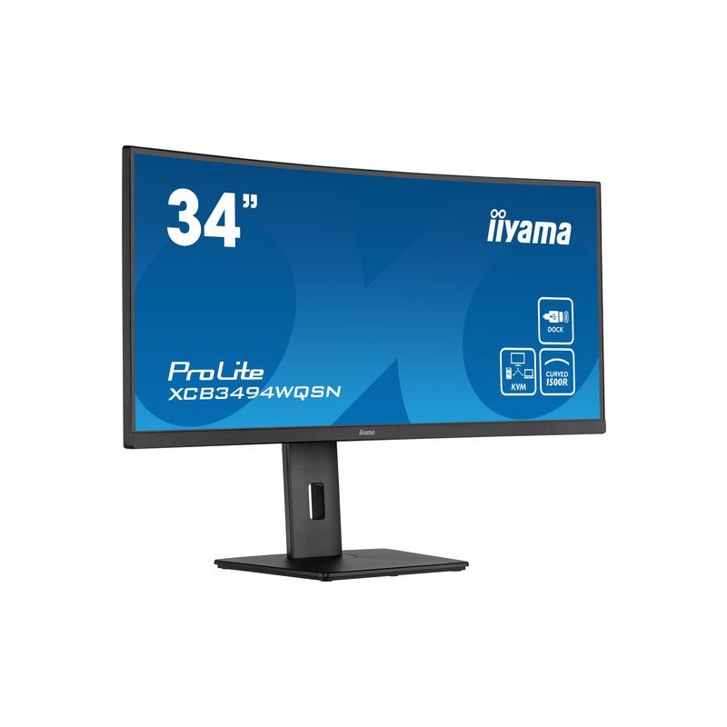 iiyama ProLite XCB3494WQSN-B5 LED display 86,4 cm (34") 3440 x 1440 Pixel UltraWide Quad HD Nero