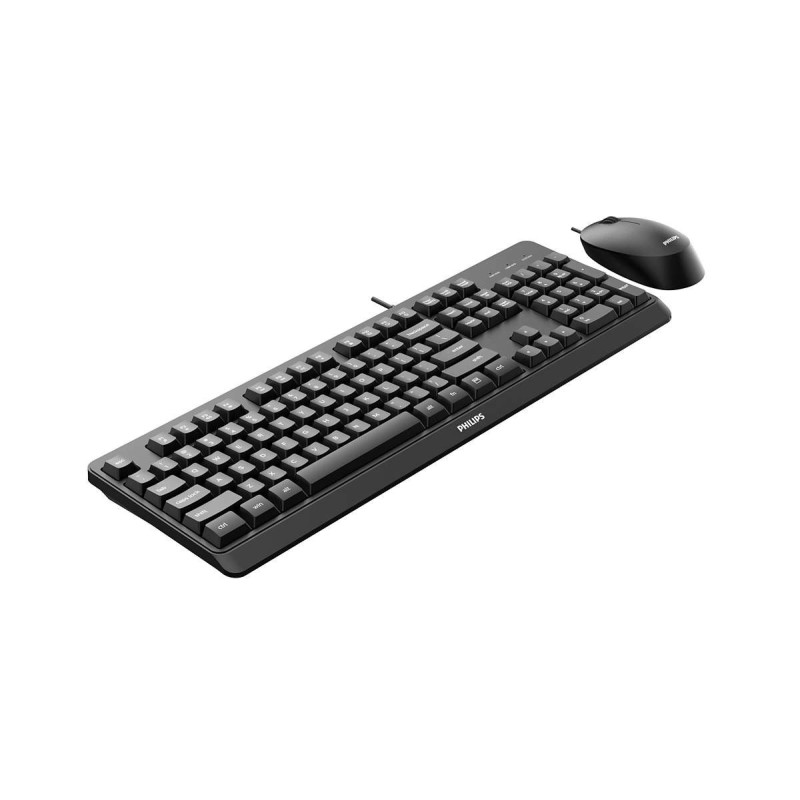 Philips 2000 series SPT6207BL 34 tastiera Mouse incluso USB QWERTY Inglese Nero