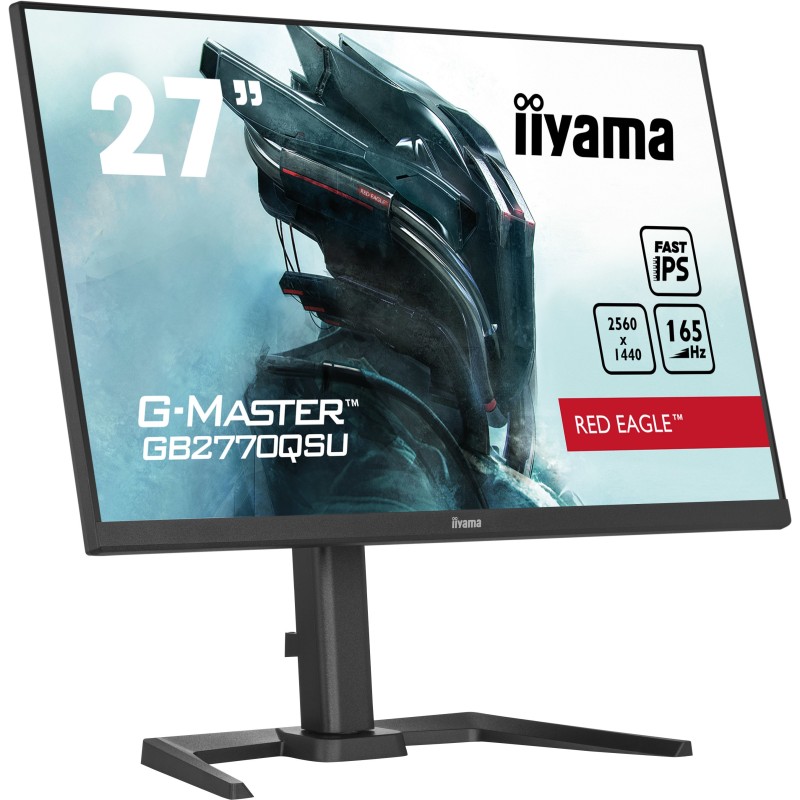 iiyama G-MASTER GB2770QSU-B5 Monitor PC 68,6 cm (27") 2560 x 1440 Pixel Wide Quad HD LED Nero