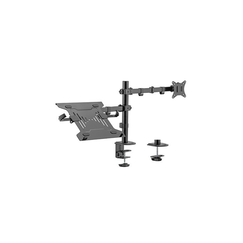 Gembird MA-DA-03 supporto da tavolo per Tv a schermo piatto 81,3 cm (32") Nero Scrivania