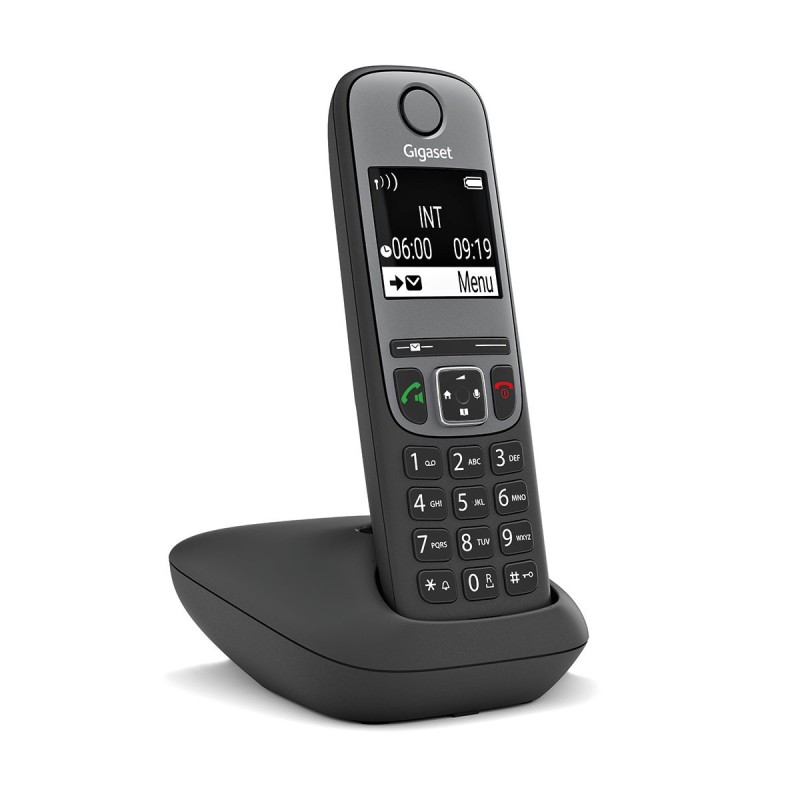 Gigaset AS690 Telefono analogico DECT Identificatore di chiamata Nero, Grigio