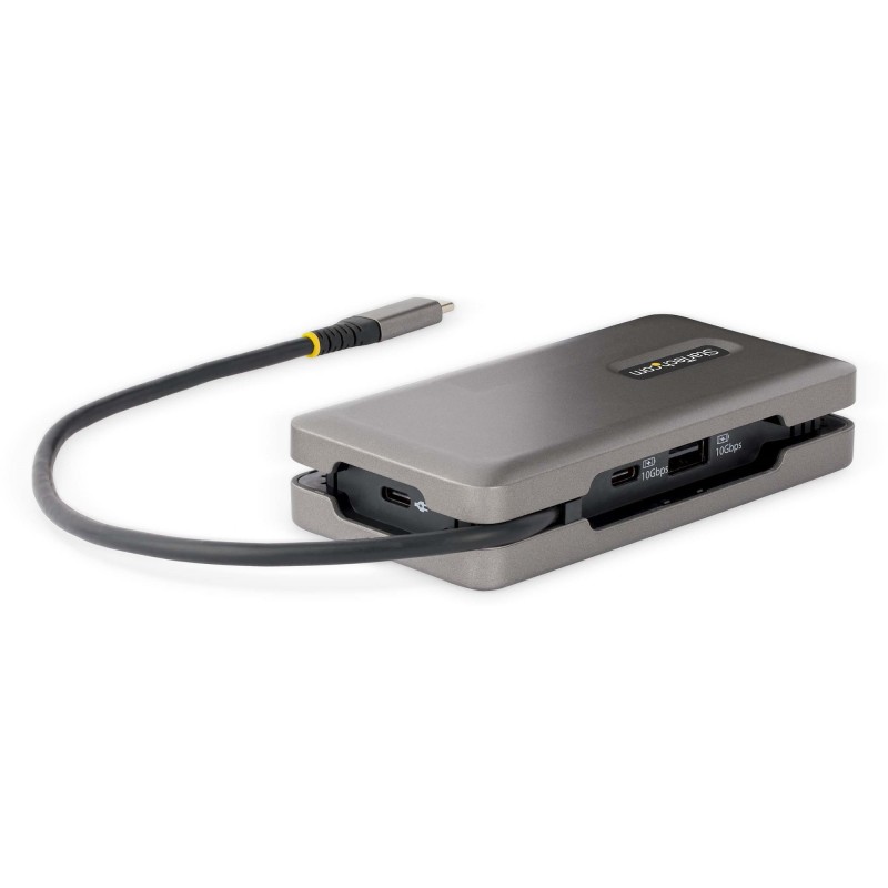 StarTech.com Adattatore Multiporta USB-C - Docking Station USB Type C con HDMI VGA 4K60Hz - Hub USB a 3 porte (1x ricarica) -