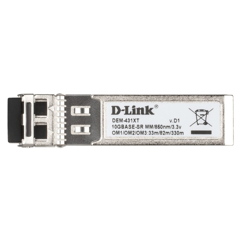 D-Link DEM-431XT modulo del ricetrasmettitore di rete Fibra ottica 10000 Mbit s SFP+