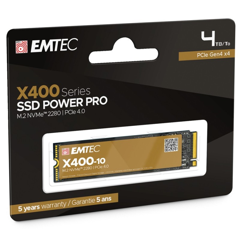 Emtec X400-10 M.2 4 TB PCI Express 4.0 NVMe