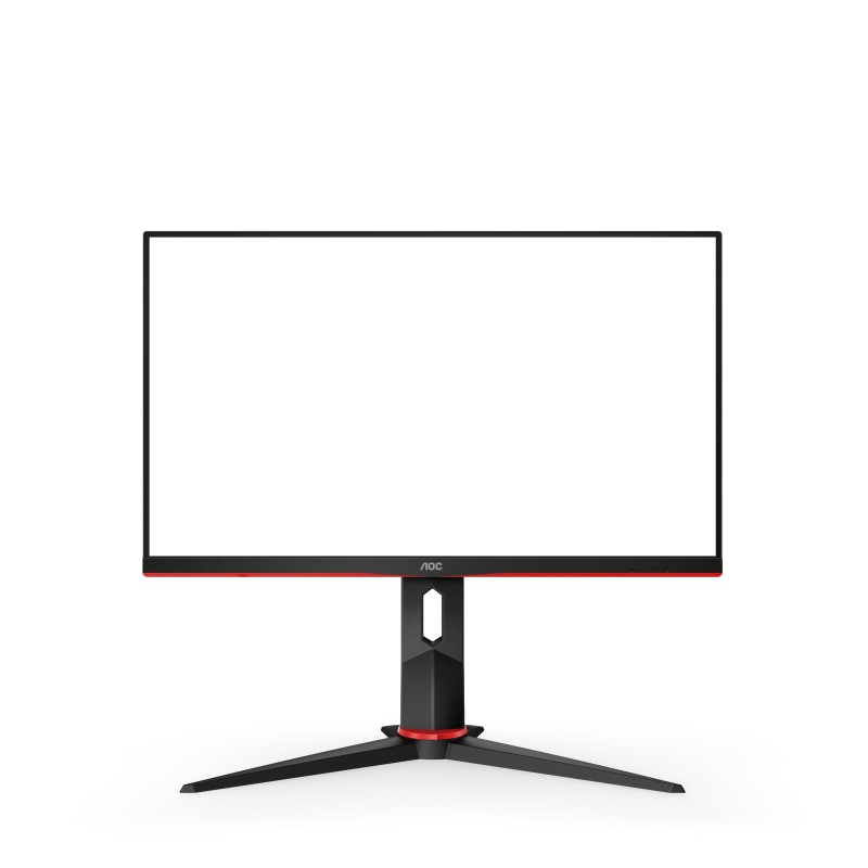 AOC G2 Q24G2A BK LED display 60,5 cm (23.8") 2560 x 1440 Pixel Quad HD LCD Nero, Rosso