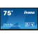 iiyama PROLITE Pannello piatto per segnaletica digitale 190,5 cm (75") Wi-Fi 400 cd m² 4K Ultra HD Nero Touch screen Processore